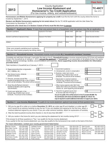 TC-40cy - Utah State Tax Commission