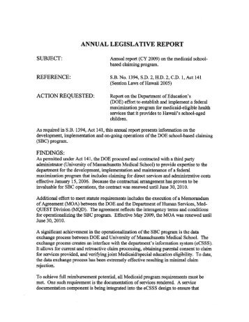 ANNUAL LEGISLATIVE REPORT - Legislative Reference Bureau