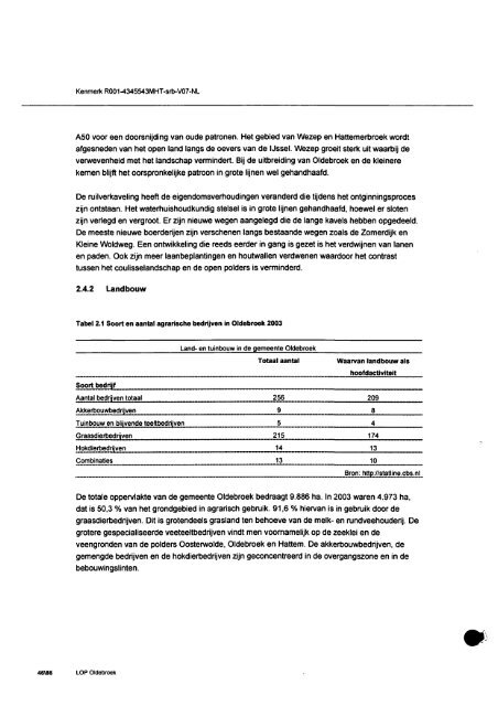 Landschapsontwikkelingsplan - Gemeente Oldebroek