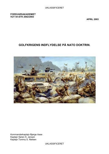 golfkrigens indflydelse på nato doktrin. - Forsvarskommandoen