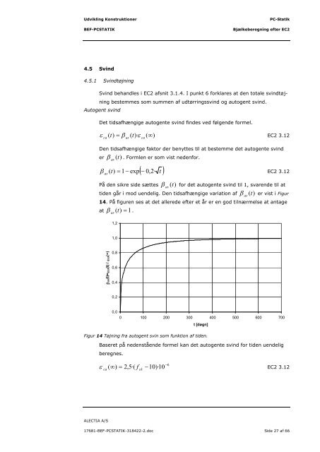 BEF-PCSTATIK PC-Statik Bjælkeberegning efter EC2