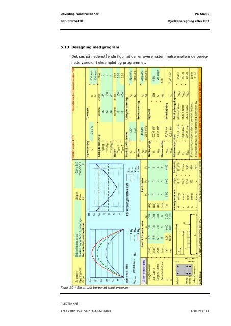 BEF-PCSTATIK PC-Statik Bjælkeberegning efter EC2