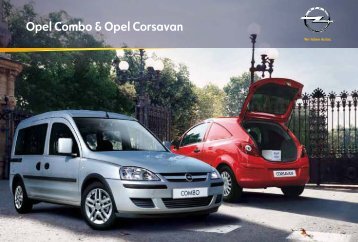Каталог Opel Combo и Corsa Van