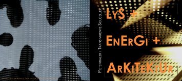 LYS, Energi, Arkitektur - Velfac