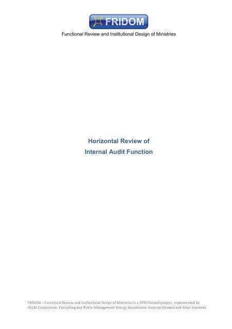 What Is An Example Of A Horizontal Audit? – ZUCNYS