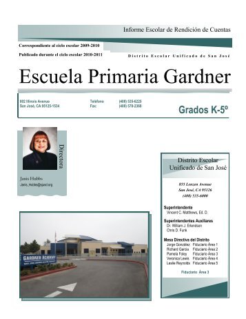 Escuela Primaria Gardner - Distrito Escolar Unificado de San José