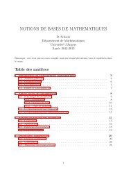 Logique mathématique et arithmétique - Université d'Angers