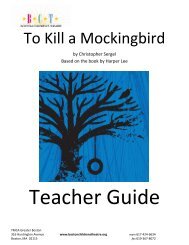 To Kill a Mockingbird - Boston Children's Theatre