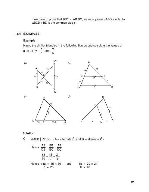 1 GRADE 11 MATHEMATICS PAPER 3 GEOMETRY ... - AdMaths