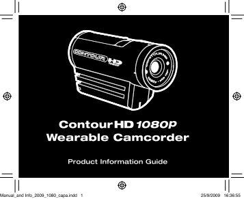 VholdR ContourHD 1080P manual - OpticsPlanet.com