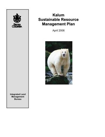 Kalum Sustainable Resource Management Plan - Integrated Land ...