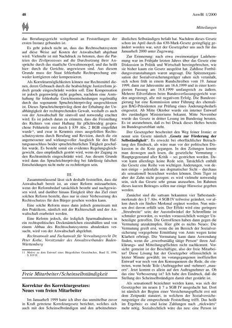 Heft 1 1-64 - Anwaltsblatt