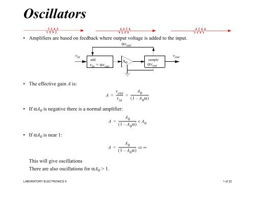 Oscillators