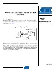 AVR186: Best Practices for the PCB layout of Oscillators