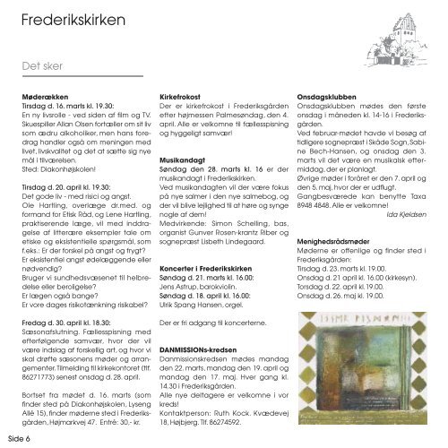 marts 2004 - Frederikskirken