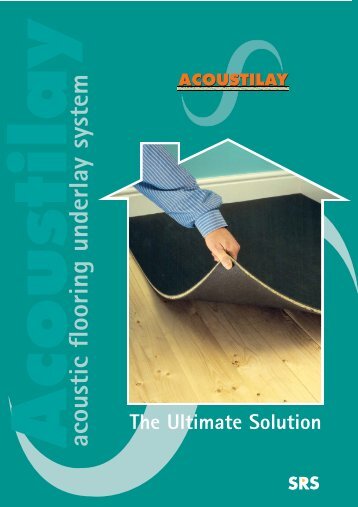 Acoustilay acoustic flooring underlay system - CMS