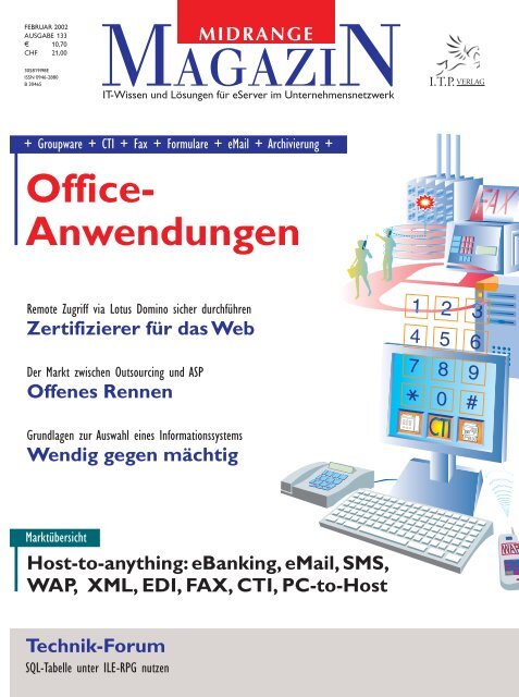 Host-to-anything: eBanking, eMail, SMS, WAP ... - Midrange Magazin