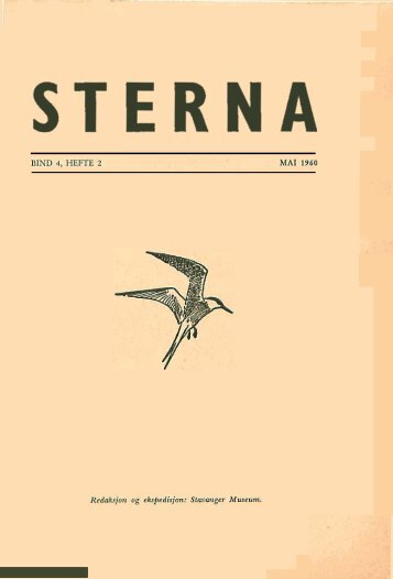 Sterna, bind 4 nr 2 (PDF-fil) - Museum Stavanger