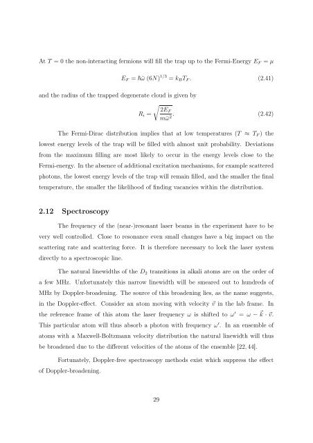 Experiments to Control Atom Number and Phase-Space Density in ...