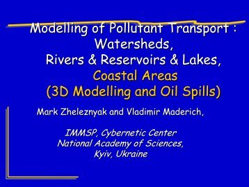 Modelling of Pollutant Transport : Watersheds, Rivers ... - MANHAZ