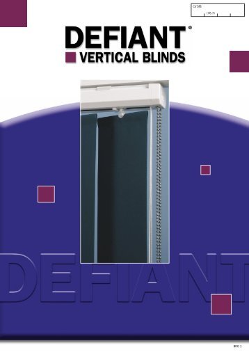 DEFIANT® vertical blinds - CMS