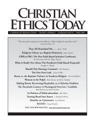 Issue 033 PDF Version - Christian Ethics Today