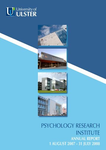 psychology research institute - Research - University of Ulster