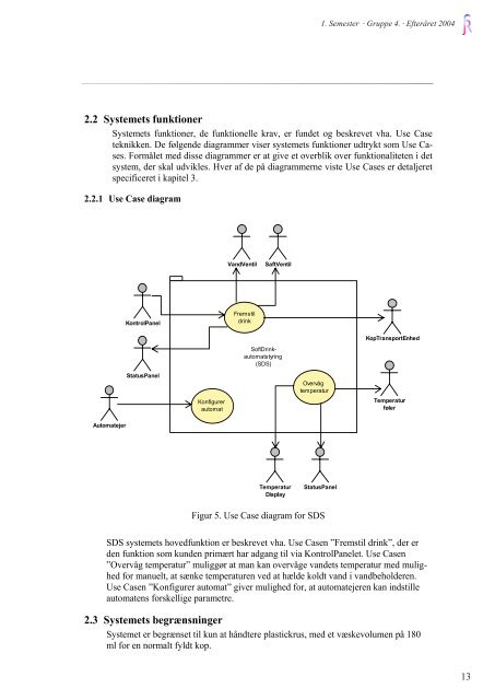 1. Semester EIT: SDS, Dokumentation [pdf] - sorenr.dk