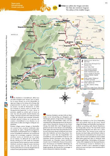 94 km Les vallées des Vosges centrales Die Täler der ... - Cadr67
