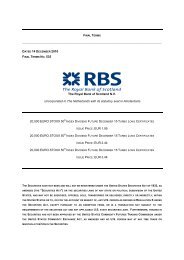 The Royal Bank of Scotland NV - RBS