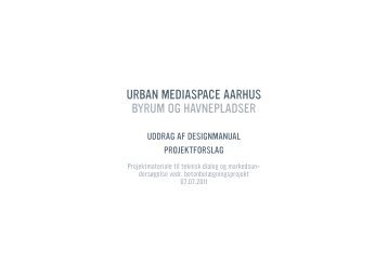 Uddrag af designmanual for byrum og havnepladser - Urban ...