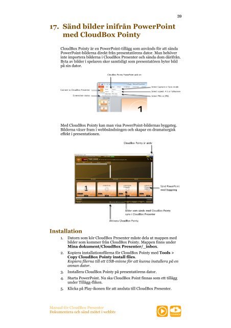 CloudBox Presenter - Manual - CloudBox Presenter - ungap AB