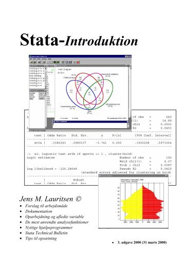 Stata-Introduktion Jens M. Lauritsen - EpiData