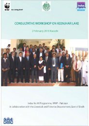 Consultative Workshop on Keenjhar Lake - foreverindus.org - WWF ...