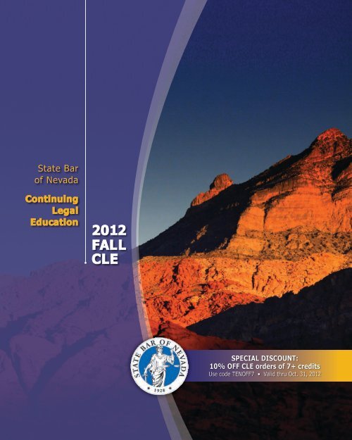 2012 FALL CLE - State Bar Of Nevada