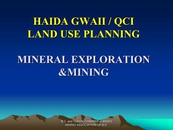 Mineral Exploration and Mining