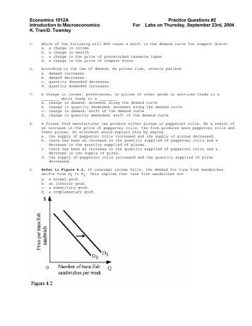 managerial economics homework 2 managerial economics homework 2