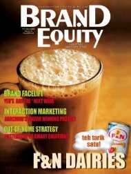 The idea of that relentless pace is best - Brand Equity Magazine