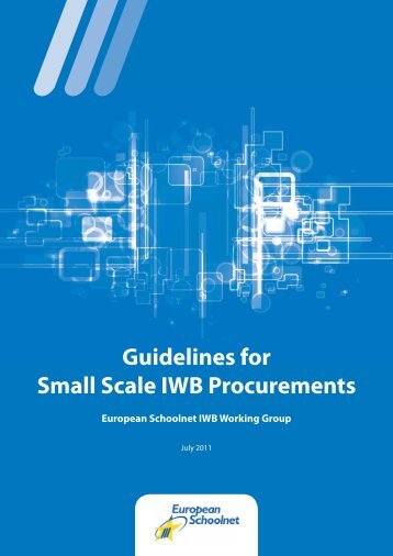 Guidelines for Small Scale IWB Procurements - EUN Members ...