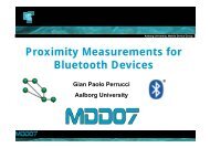 Proximity Measurements for Bluetooth Devices - Mobile Devices