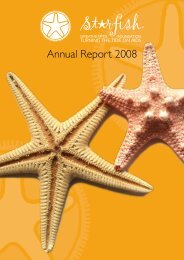 Annual Report 2008 - Starfish Greathearts Foundation