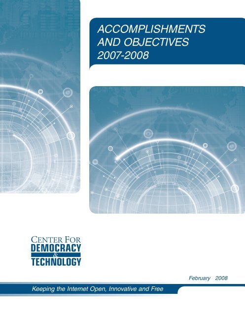 hi-res pdf - Center for Democracy and Technology