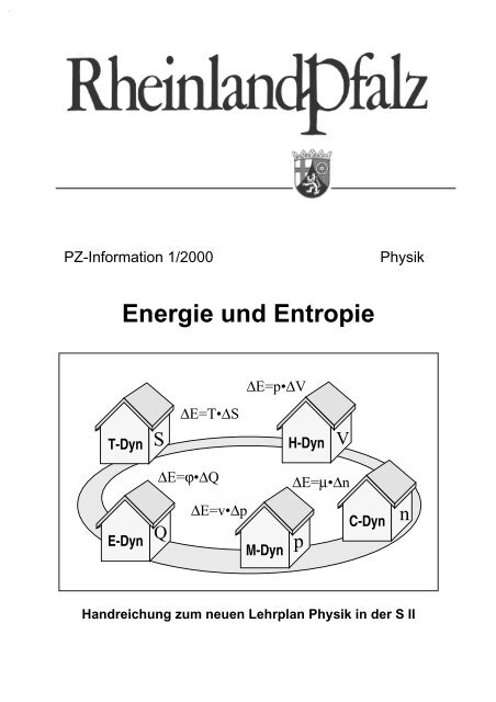Handreichung Energie und Entropie - Josef Leisen