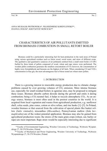 Characteristics of air pollutants emitted from biomass combustion in ...