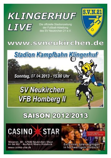 Stadionheft Nr.10 - SV Neukirchen