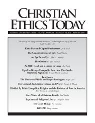 Issue 032 PDF Version - Christian Ethics Today