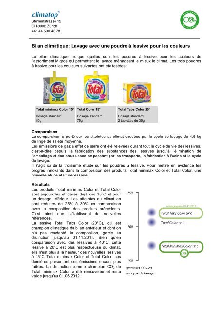 Factsheet - Climatop