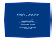 Mobile Computing - Universität Ulm