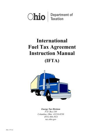 International Fuel Tax Agreement Instruction Manual (IFTA) - Ohio
