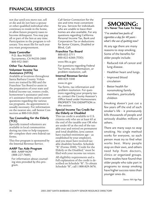 Senior Resource Directory Senior Resource Directory